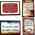 Tablou lemn mahon, Versete crestine
